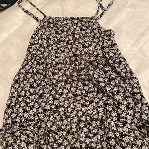 black floral summer dress